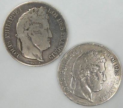 null 2 Monnaies France Argent.

Louis Philippe I-Roi des Français. 5 Francs.

1833...