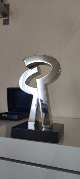 Le Signal.

Mirror polished stainless steel....