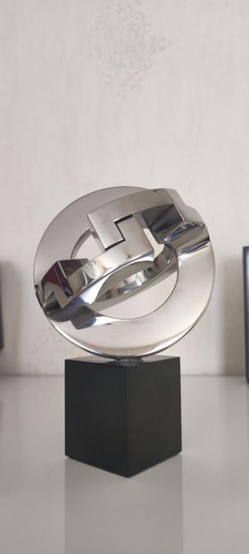 null FIOM International Solidarity.

Mirror polished stainless steel. 1993.

15cm...