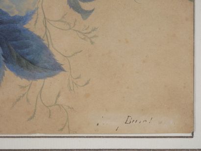 null French school of the 19th century 

Throwing of flowers

Pencils on paper with...