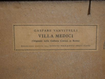 null Reproduction d'après Gaspare VANVITELLI (1653-1736) 

Villa Medici,

Procédé...