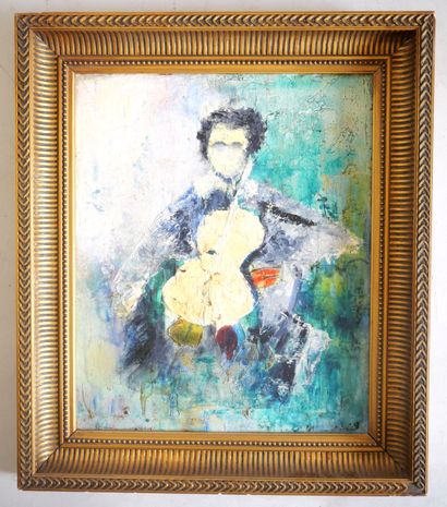 null Camille VILLACRECES (20th century)

The conductor of the orchestra

Oil on canvas...
