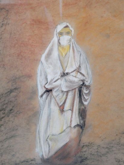 null School of the XXth century

Veiled Woman

Pastel on brown paper under glass.

Dimensions...