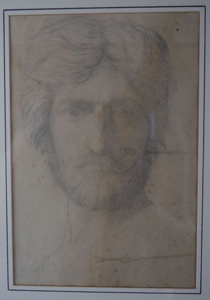 null School of the 19th - 20th century

Study of a bearded man's head

Graphite on...
