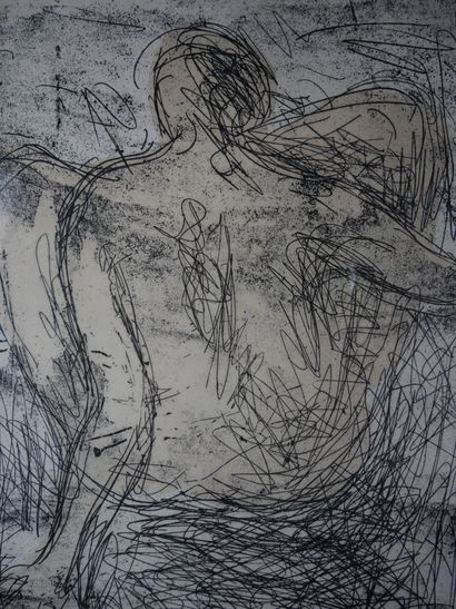 null Attributed to Malgorzata PASZKO (1956)

Abstract composition

Etching on paper...