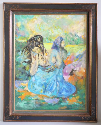 null Camille VILLACRECES (20th century)

Oriental women

Oil on canvas signed lower...