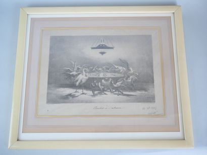 null After Bernard GAILLOT (1780-1847)

"Combat à Ou...?"

Engraving annotated "Gaillot...