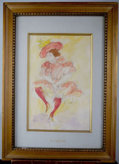 null School of the XXth century

Dancer with hat

Graphite and watercolor on paper...