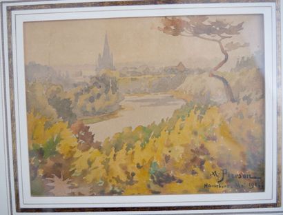 null Albert Léopold PIERSON (19th-20th century)

River landscape in Hennebont

Watercolor...