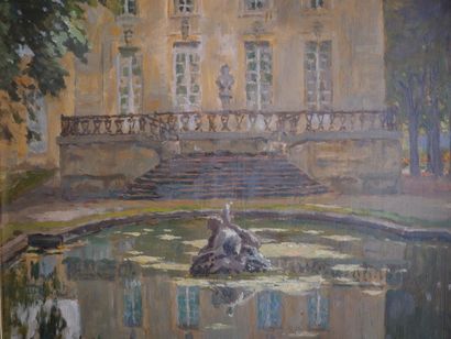 null Albert Léopold PIERSON (19th-20th century)

View of a pond in a park of a castle...