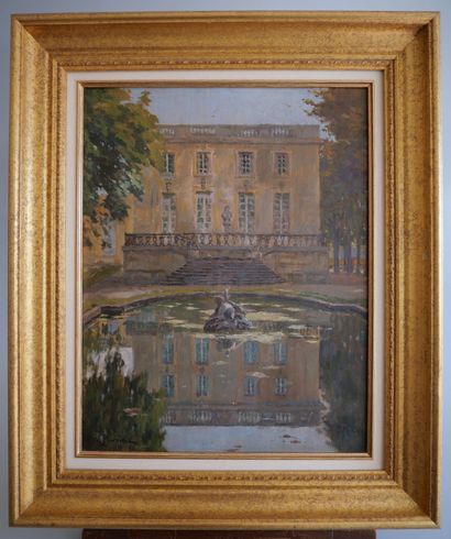 null Albert Léopold PIERSON (19th-20th century)

View of a pond in a park of a castle...