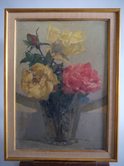 null Charles Martin-Sauvaigo (1881-1970)

Bouquet of roses in a vase

Oil on panel...