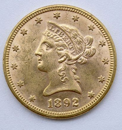null 1 Monnaie Or. Etats-Unis.

10 Dollars Or, 1892.

Poids : 16,71grs.



Estimation...