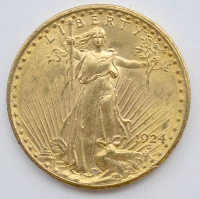 null 1 Monnaie Or. Etats-Unis.

20 Dollars Liberty, 1924 Philadelphie.

Poids : 33,41grs.



Estimation...