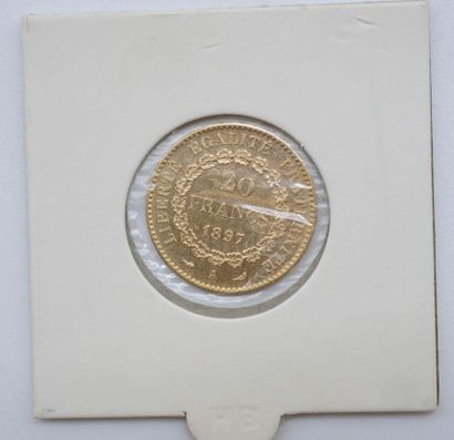 null 3 Monnaies Or. France.

20 Francs au Génie, 1897. Sous blister et cartonnage.

Poids...