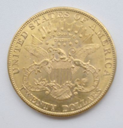 null 1 Monnaie Or. Etats-Unis.

20 Dollars Liberty, 1903.

Poids : 33,43grs.

Tâches...