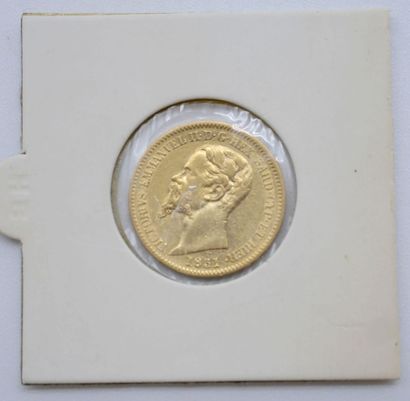 null 1 Monnaie Or. Italie-Royaume de Sardaigne.

20 Lires Or, Victor-Emannuel II,...