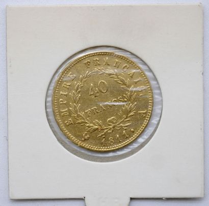 null 
1 Monnaie Or. France.




40 Francs, Napoléon tête laurée, 1811 A (Paris).




Poids...