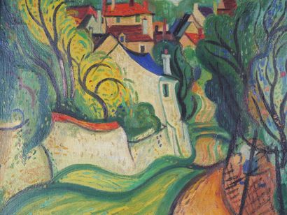 null Maurice BLANCHARD (1890-1960)

Village de Dammartin 

Huile sur toile signée...