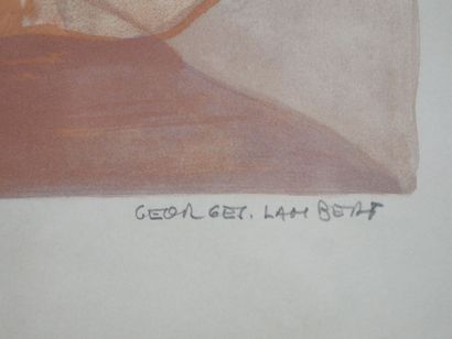 null Georges LAMBERT (1919-1998)

Jeune femme sur le marché 

Lithographie épreuve...