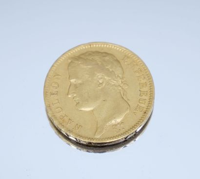 null 1 Monnaie Or. France.

40 Francs, Napoléon Empereur tête nue, 1811 A (Paris).

Poids...