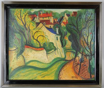 null Maurice BLANCHARD (1890-1960)

Village de Dammartin 

Huile sur toile signée...