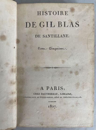 null Alain-René LESAGE (1668-1747)

Histoire de Gil Blas de Santillane

Paris, Chez...