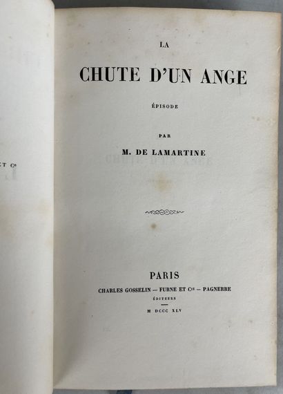 null Alphonse de LAMARTINE (1790-1869)

OEuvres complètes

Paris, Charles Gosselin...