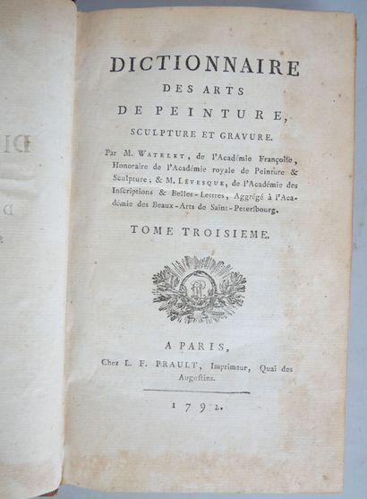 null Claude-Henri WATELET (1718-1786)

Dictionnaire des Arts, de Peinture, Sculpture...