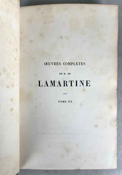 null Alphonse de LAMARTINE (1790-1869)

OEuvres complètes

Paris, Charles Gosselin...
