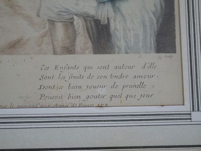 null Antoine WATTEAU (1684-1721) d'après

Paire de gravures en couleurs représentant...