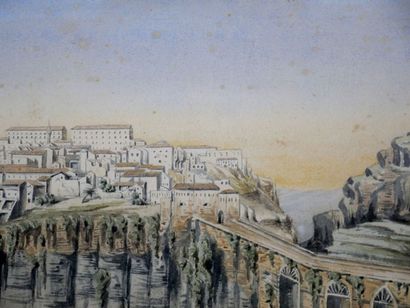 null School of the XIXth century 

View of Constantine 

Watercolor on paper unsigned

Size...