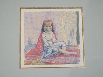 null Alexandre LUNOIS (1863-1916) d'après 

Ouled Naïl

Gravure en couleur, porte...