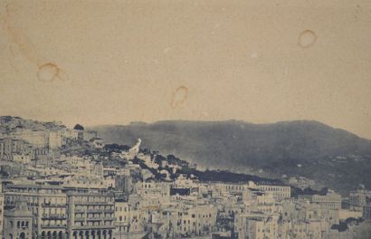 null Jean-Théophile GEISER (1848-1923) 

Panoramic view of Algiers around 1880 

Silver...