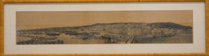 null Jean-Théophile GEISER (1848-1923) 

Panoramic view of Algiers around 1880 

Silver...