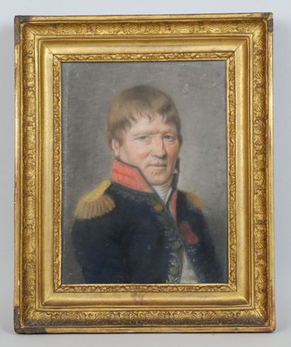 null Attributed to Louis-Leopold BOILLY (1761-1845) 
Portrait of a man
Pastel 
Size...