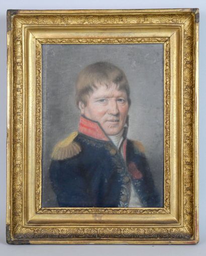 null Attributed to Louis-Leopold BOILLY (1761-1845) 
Portrait of a man
Pastel 
Size...