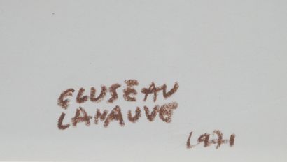 null Jean CLUSEAU-LANAUVE (1914-1997)
"Ruth"
Pastel signé et daté 1971 en bas à droite...