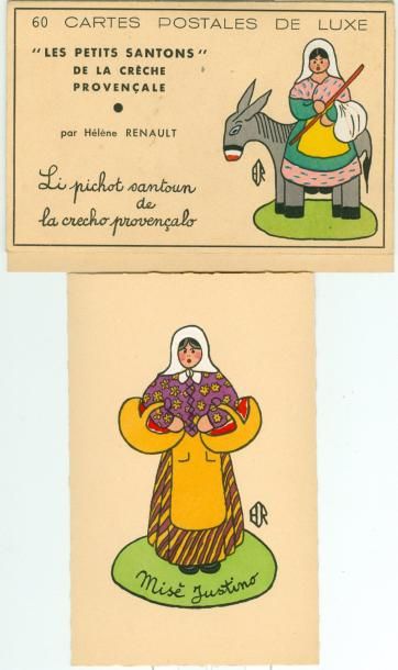 null 60 CARTES POSTALES FANTAISIE: Cartes Postales de Luxe - Les Petits Santons de...