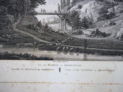 null D'après Constant BOURGEOIS (1767-1841)
Suite de 7 gravures en noir et blanc...