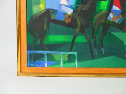 null Camille HILAIRE (1916-2004)
Chevaux 
Huile sur toile signée en bas à gauche...