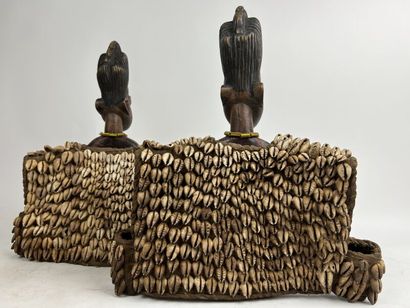 null NIGERIA - YORUBA People

Pair of wooden Ibedji for the cult of twins. One male,...