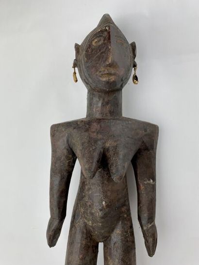 null BURKINA FASO - Peuple MOSSI

Statue féminine recouverte de libations, patine...