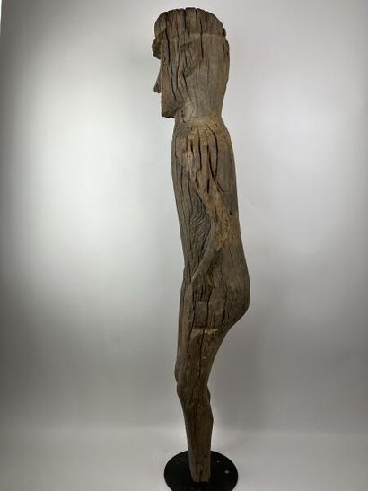 null BURKINA FASO - Peuple LOBI

Statue protectrice représentant un colon à képi
Patine...