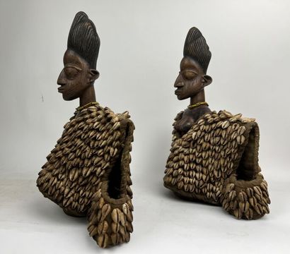 null NIGERIA - YORUBA People

Pair of wooden Ibedji for the cult of twins. One male,...