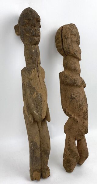 null BURKINA FASO - Peuple LOBI

Lot de deux anciennes statuettes de style DAGARI.
Belle...