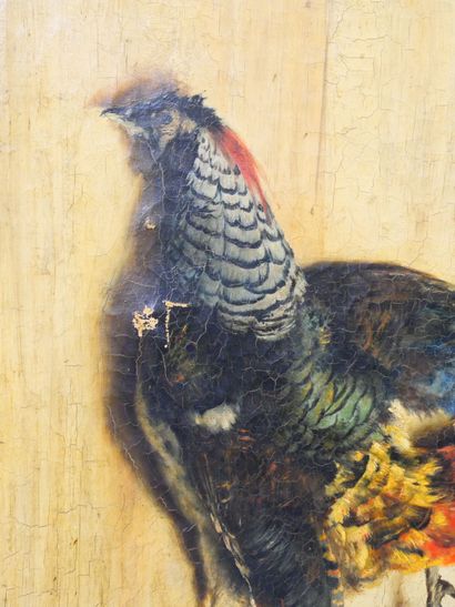 null Frans DAUGE (1831-1895)
Still life with a pheasant
Oil on canvas signed in the...