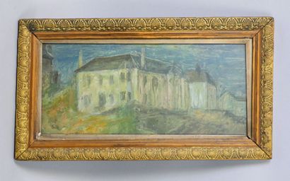 null Modern School
Architectural landscape
Oil on isorel
Size : 20 x 41 cm
Dimensions...