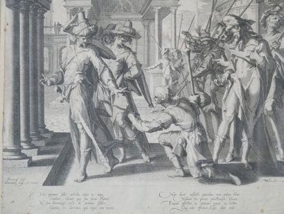 null Christophe II VAN SICHEM (1580-1658)
Paire de gravures en noir représentant...