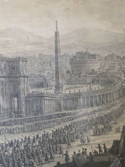 null Procession à la basilique Saint Pierre à Rome en 1778
La légende enserre les...